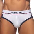 Addicted Open Sport Mesh Brief AD740 White