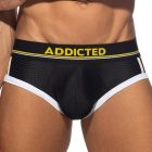 Addicted Open Sport Mesh Brief AD740 Black