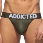 Addicted Push Up Mesh Jock AD773 Khaky