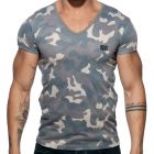 Addicted Washed Camo T-Shirt AD800 Camouflage Mens Swimwear