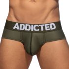 Addicted Push Up Mesh Brief AD805 Khaky