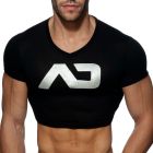 Addicted AD Crop Top AD819 Black Mens T-Shirt