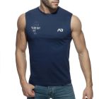 Addicted Proud 2 Be Gay Tank Top AD959 Navy
