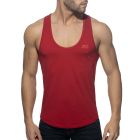Addicted U-Neck Cotton Tank Top AD997 Red
