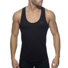 Addicted U-Neck Cotton Tank Top AD997 Black