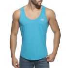 Addicted U-Neck Cotton Tank Top AD997 Turquoise