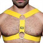 Addicted Double Ring Harness ADF116 Yellow Mens Adult Accessories
