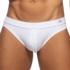 Addicted Allover Zip Swim Brief ADF150 White