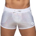 Addicted Glitter Shorts ADF186  White
