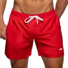 Addicted Basic Swim Long Short ADS073 Red
