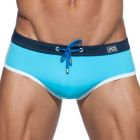 Addicted Plain Swim Brief ADS163 Turquoise Mens Swimwear