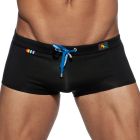 Addicted Rainbow Swim Trunk ADS196 Black