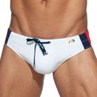 Addicted Stripes Basic Swim Brief ADS211 White