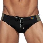 Addicted Stripes Basic Swim Brief ADS211 Black