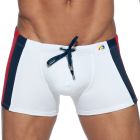 Addicted Stripes Basic Swim Boxer ADS213 White