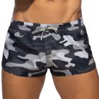 Addicted Camo Swim Short ADS294 Grey Camouflage