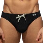 Addicted Pique Speedo Swim Bikini Brief ADS318 Black