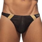 Addicted Golden Snake Swim Thong ADS320 Brown