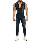 ES Collection Urban Denim Jumpsuit ESJ066 Dark Blue