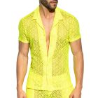 ES Collection Ibiza Retro Shirt SHT027 Neon Yellow
