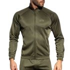 ES Collection Zip Pockets Plain Jacket SP316 Khaky