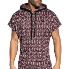 ES Collection Maze Relaxed Sleeveless Hoody SP334 Violet