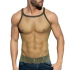 ES Collection Beachy Net Strap Tank Top TS336 Khaky