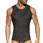 Addicted Simsuede Tank Top TS339 Charcoal