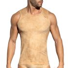Addicted Simsuede Tank Top TS339 Beige