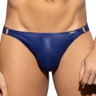 ES Collection Shiny Recycled Rib Bikini UN554 Navy