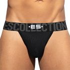 ES Collection Recycled Rib Band Thong UN557 Black