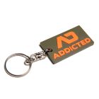 Addicted  Rubber Keyring AC223 Khaky Mens Accessories