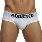 Addicted My Basic Brief AD467 White Mens Underwear