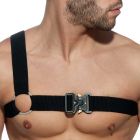 Addicted Gladiator Clipped Harness AD862 Black Mens Adult