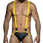 Addicted Singlet Jock ADF25 Yellow Mens Adult