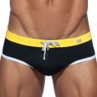 Addicted Plain Swim Brief ADS163 Black Mens Swimwear
