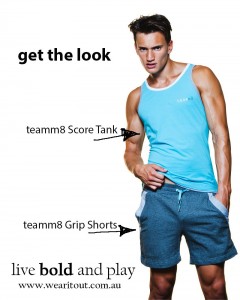 teamm8 Score Tank & Grip Shorts